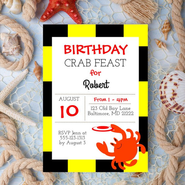 Inbjudan till Tillfällen för Baltimore Crab Nautic (Skapare uppladdad)