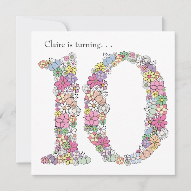 Inbjudan till tionde Anpassningsbarna i Flick kala (Framsida)