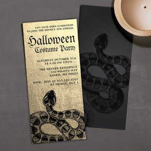 Inbjudan till tjänsten Guld Vuxen Halloween fest