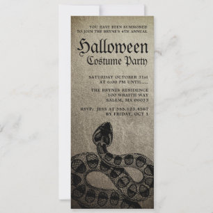 Inbjudan till tjänsten vuxen Halloween fest