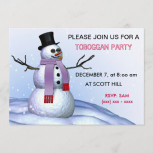 Inbjudan till Toboggan Party