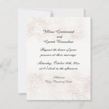 Inbjudan till tömning av bröllop