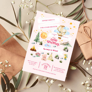 Inbjudan till Träd för vattenfärg i äventyr Babykl Reklamblad