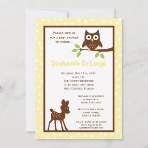 Inbjudan till trädjordåd för spädbarn fem gånger i