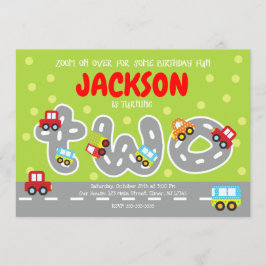 Inbjudan till transport 2:a födelsedagen