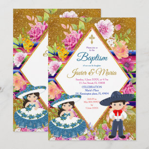 Inbjudan till Tres Anos Navy Mexican Fiesta Baptis