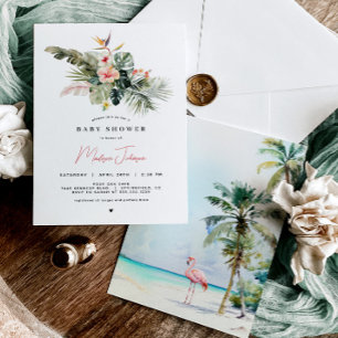 Inbjudan till Tropical Baby Shower
