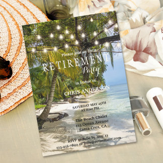Inbjudan till Tropical Beach String Ljus Pension