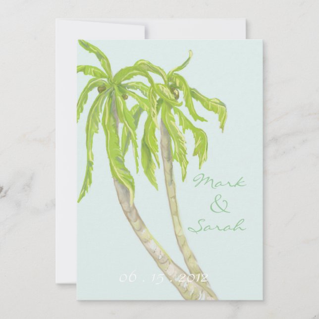 Inbjudan till Tropical Breeze (Framsida)