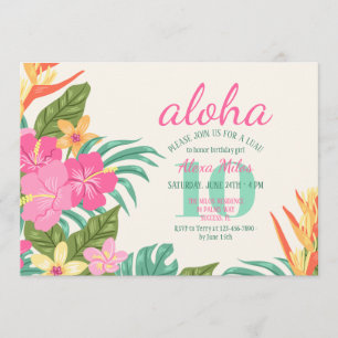 Inbjudan till Tropical Flowers