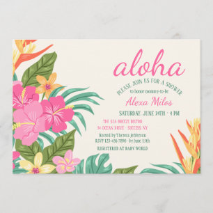 Inbjudan till Tropical Flowers