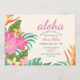 Inbjudan till Tropical Flowers