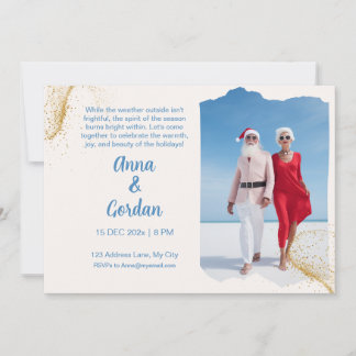 Inbjudan till Tropical Helgdag Card