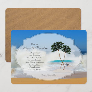 Inbjudan till Tropical Island Wedding