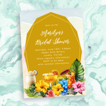 Inbjudan till Tropical Möhippa Cocktails