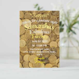 Inbjudan till Tropical Money Birthday