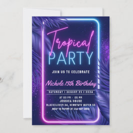 Inbjudan till Tropical Nattdag Party