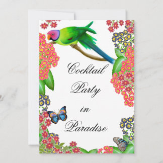 Inbjudan till Tropical Parrot Party