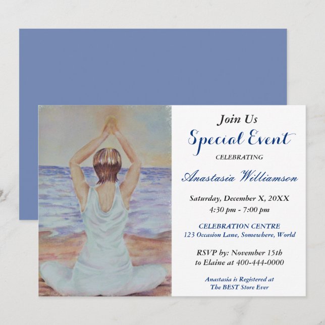 INBJUDAN TILL TRÖST OCH FRID FULLT PARTYEVENT (Fram/baksida)