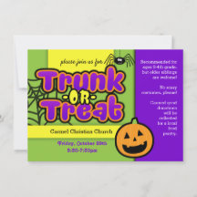 Inbjudan till Trunk eller Treat