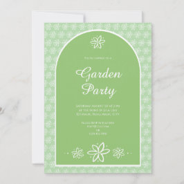 Inbjudan till Tuberose Flowers Personlig Party