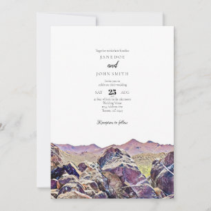 Inbjudan till Tucson Arizona Desert Wedding