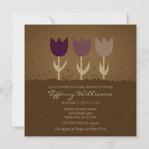 Inbjudan till Tulip Baby Shower