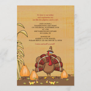 Inbjudan till Turkiet om Thanksgiving på middag