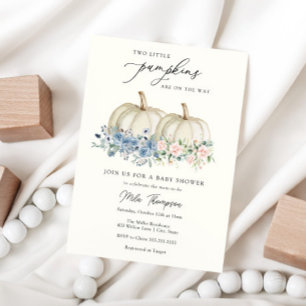 Inbjudan till två små babybabyskor