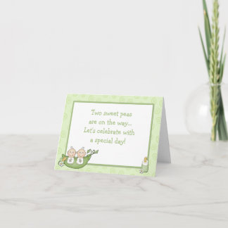 Inbjudan till twillingarnas babyvisningsprogram