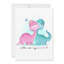 Inbjudan till Twin Aqua och Rosa Dinosaur