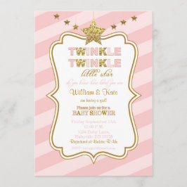 Inbjudan till Twinkle Little Star-babydusch
