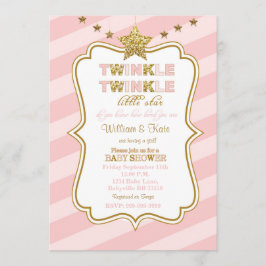 Inbjudan till Twinkle Little Star-babydusch