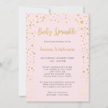 Inbjudan till Twinkle Stars Baby Sprinkle