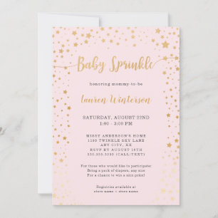 Inbjudan till Twinkle Stars Baby Sprinkle