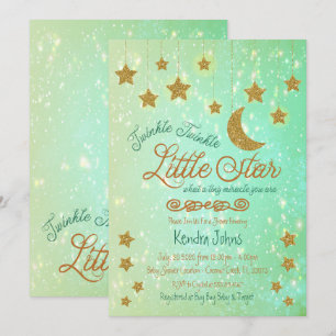 Inbjudan till Twinkle Twinkle Little Star Baby Sho