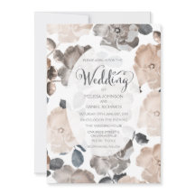 Inbjudan till Typografi för vintage Bröllop i Ro