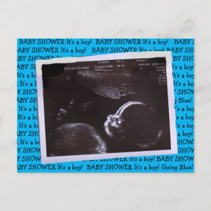 Inbjudan till Ultrasound Bild Baby Shower