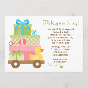 Inbjudan till Unisex Baby Shower