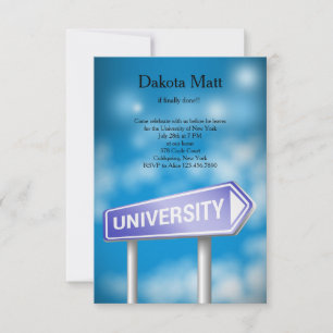 Inbjudan till Universiteten Road Sign Party