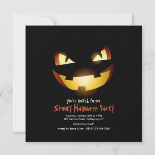 Inbjudan till uppsamlingspumpkin Halloween