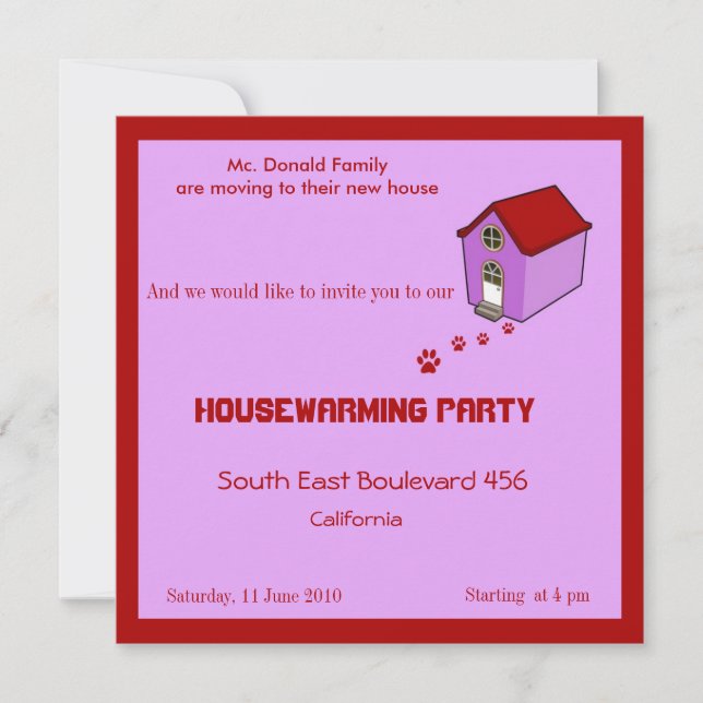 Inbjudan till uppvärmningspartiet (Framsida)