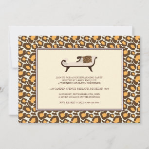 Inbjudan till uppvärmningspartiet {Leopard Print}