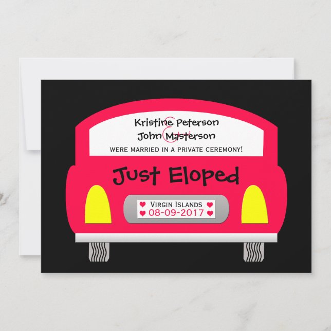 Inbjudan till utlysning om utlysning av bröllop Gi (Framsida)