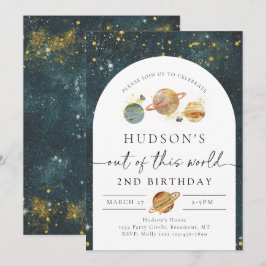 Inbjudan till utrymmets födelsedag | Rymdfödelseda