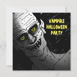 Inbjudan till Vampre Halloween fest