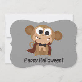Inbjudan till Vampre Monkey Halloween fest
