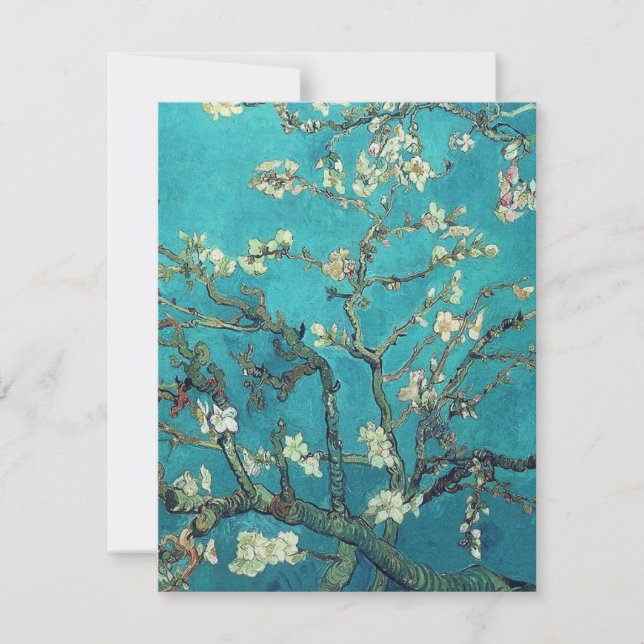 Inbjudan till Van Gogh Almond Blommars (Framsida)