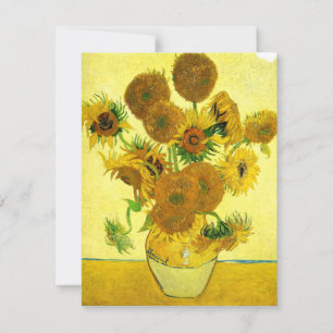 Inbjudan till Van Gogh-blommor