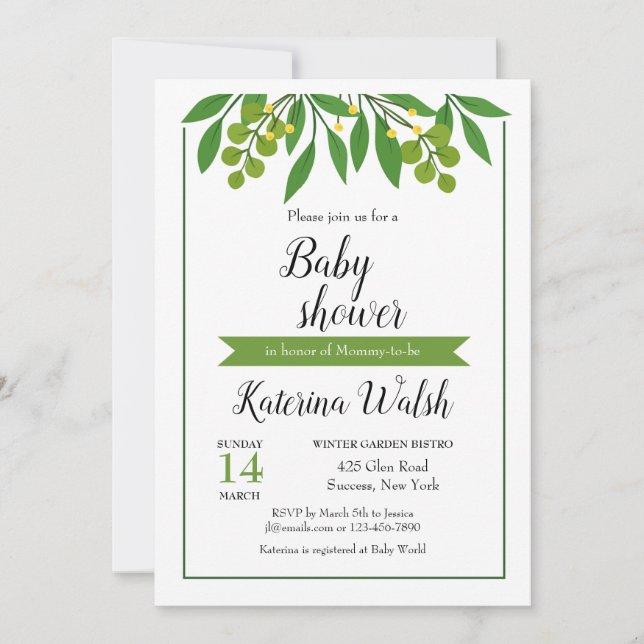 Inbjudan till Vår-blomman (Framsida)